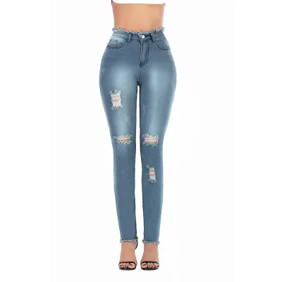 

Slim Fit High Quality Blue Color Denim Jeans Pants
