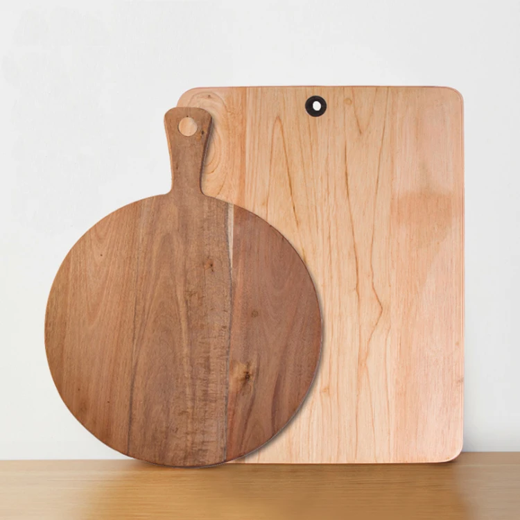 

Kitchen natural kitchen supplies acacia pizza tray wood thick cutting chopping board, Customized