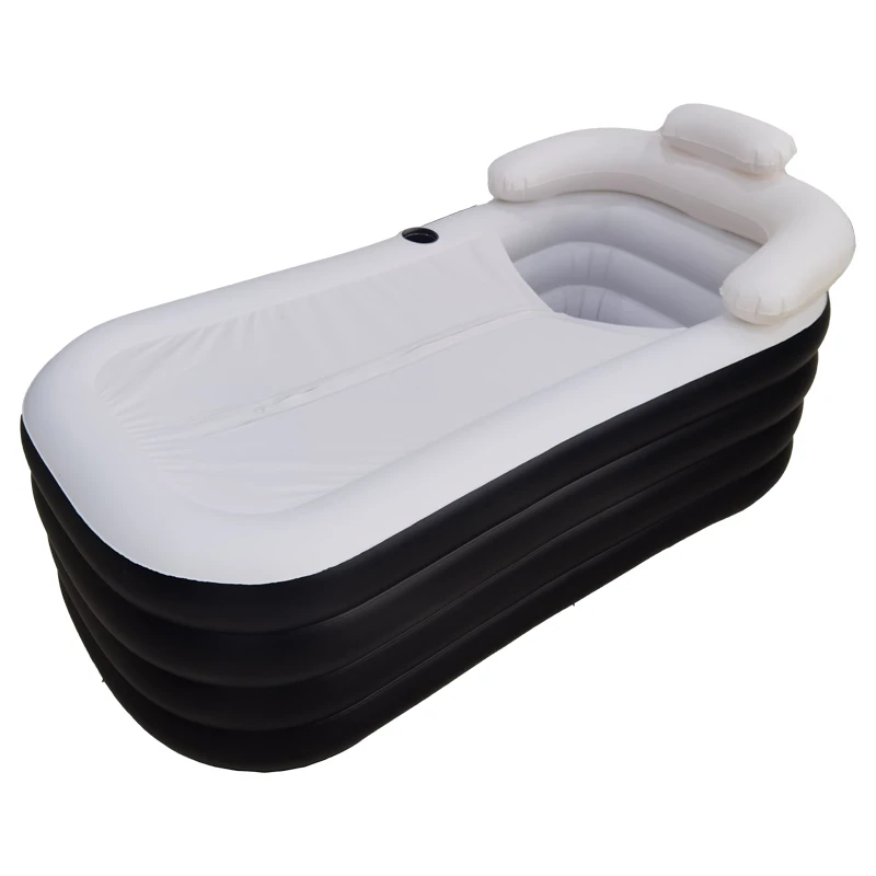 

Durable Foldable High-Density Pvc Bath Folding Tank Inflatable Hot Tub Spa With Cover