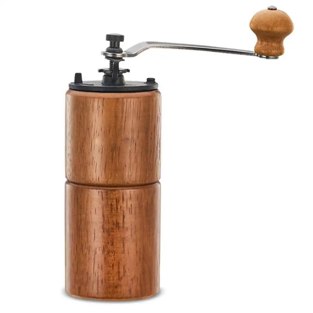 

for sale 40G wood portable hand coffee grinder grinder with ceramic burrs