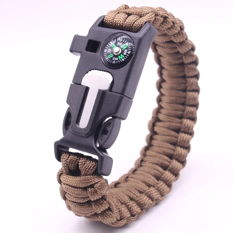 

Maideng Wholesale custom logo Outdoor camping multifunctional survival kit survival Tactical bracelet, Customized