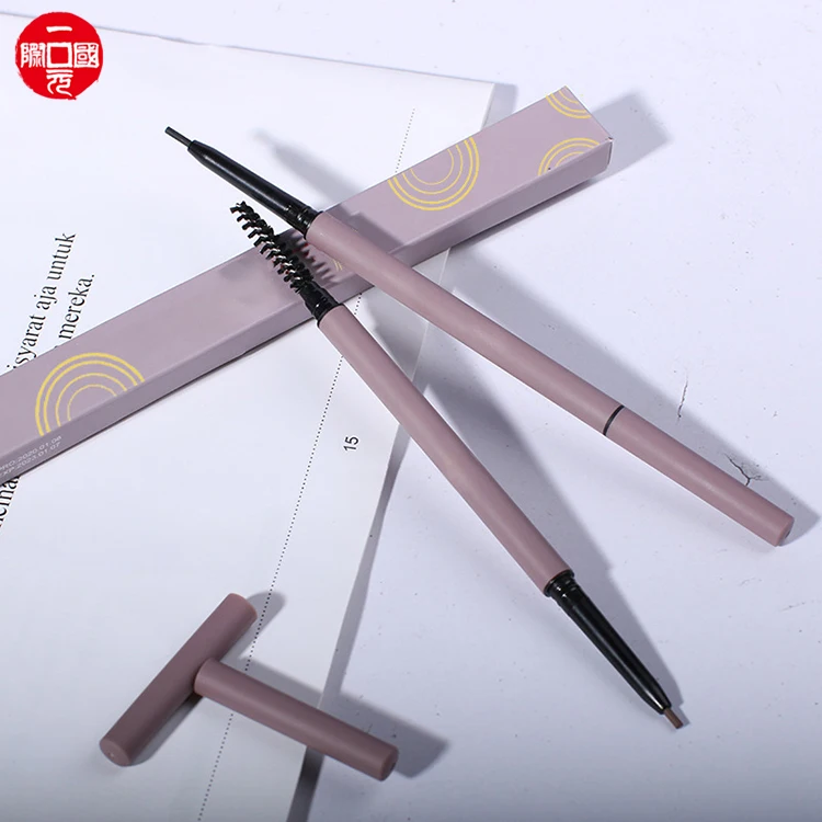 

One dollar custom label eyebrow pencils slim waterproof private label eyebrow pencil for eye brow