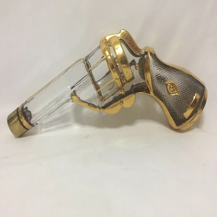 200ml Gun Shaped Empty Vodka Whiskey Brandy Alcohol Tequila Glass