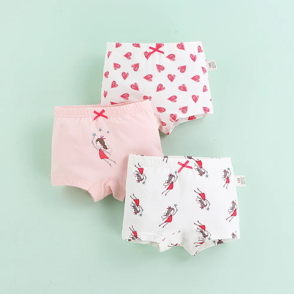 

Children's Underwear Stretch Cartoon Shorts Elementary School Cotton Boxer Shorts Boxer Shorts Girls Baby