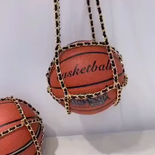 basketball purse red