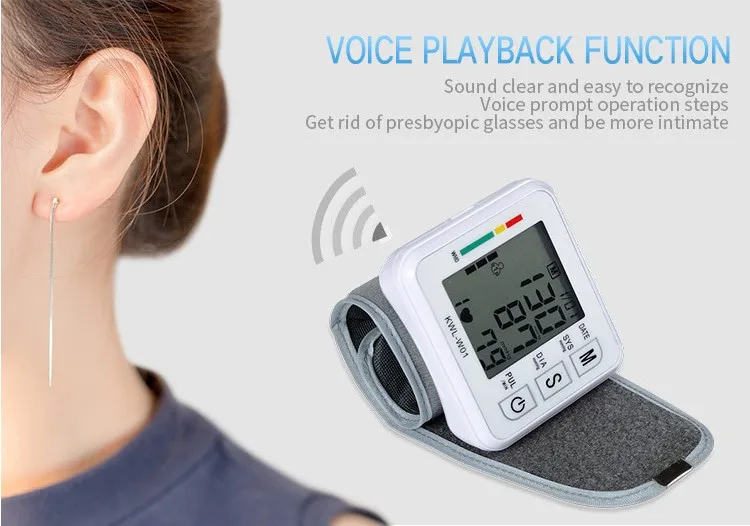 digital wrist blood pressure monitor