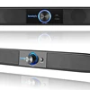 Portable USB Mini Soundbar Computer Speaker Multimedia Desktop Loudspeakers with Headphone/Mic Jack For PC Laptop Desktop