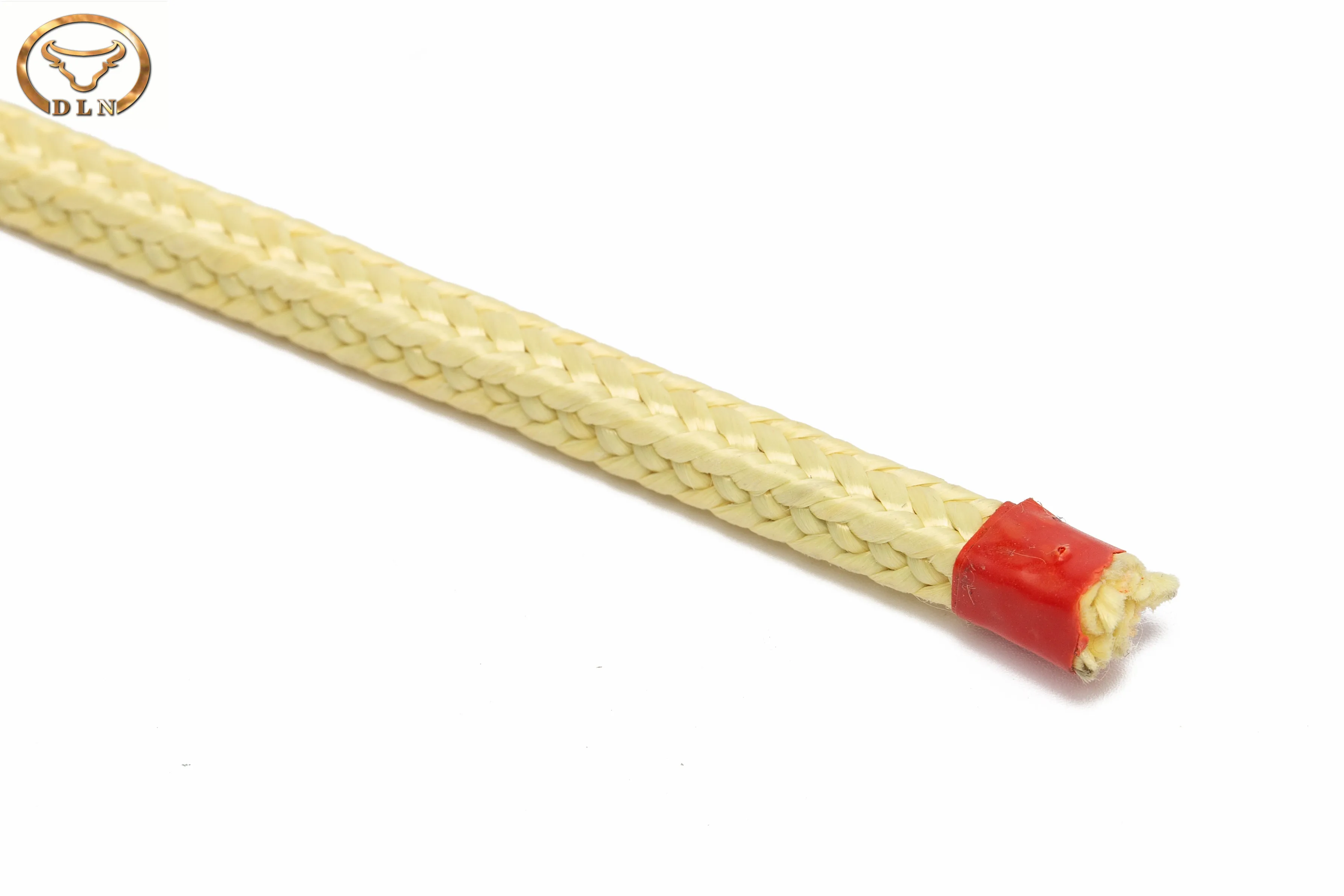 
Heat resistant square aramid ropes, high temperature resistant aramid roller ropes, yellow aramid roller ropes for sale 