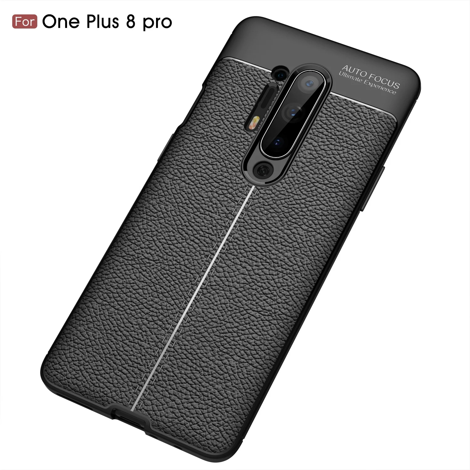 

New Design Litchi Grain 360 Full TPU Leather Phone Case For Oneplus 8pro Back Cover, Multi-color, can be customized
