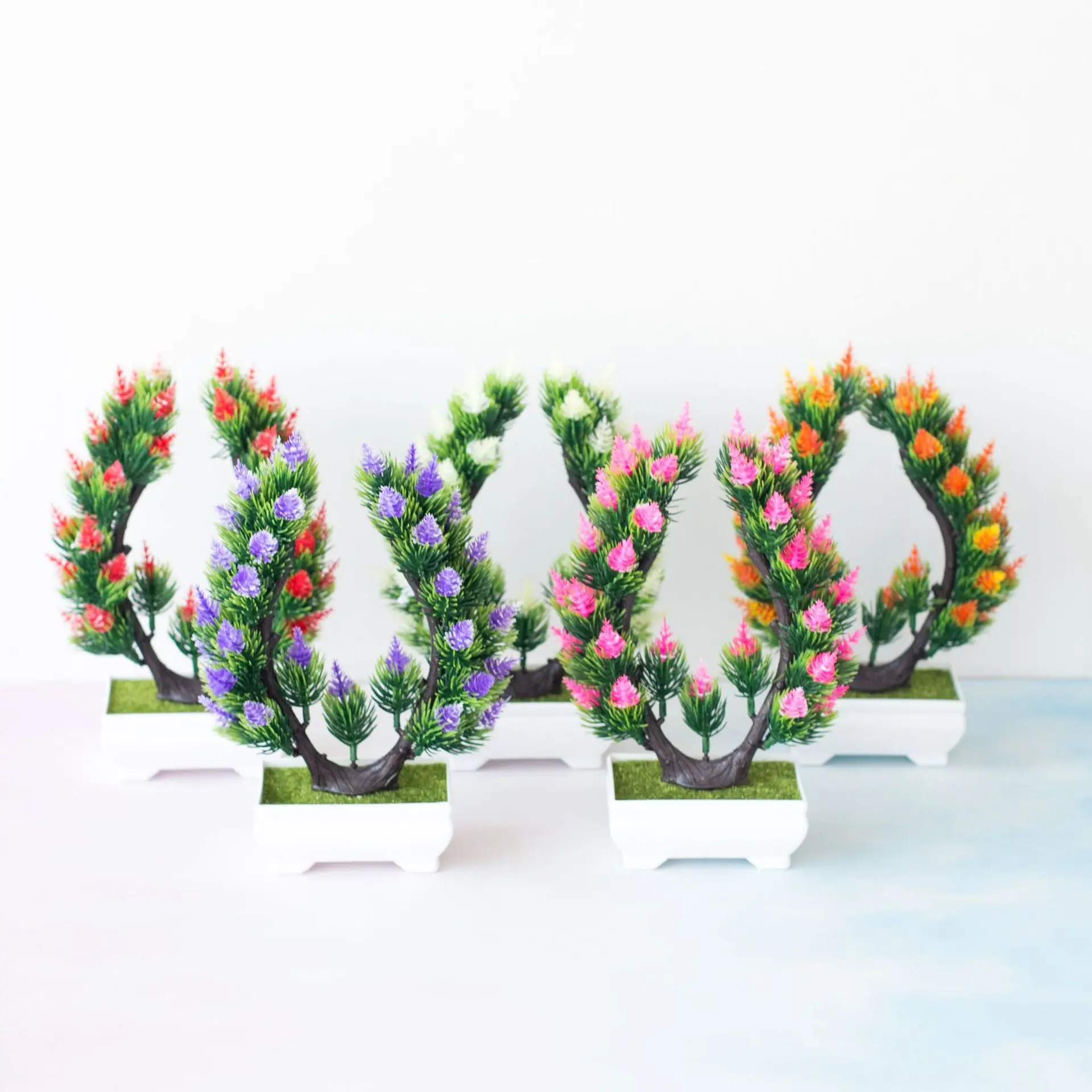 

Popular Simulation Potted Indoor Artificial Potted Flower For Decoration