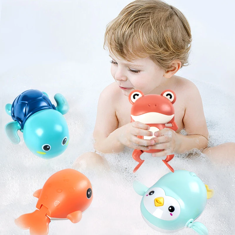 

New design Animal Silicone Baby Bath Toys Spray Water Infant Children's Water Bathing Toy Shower For kids toys