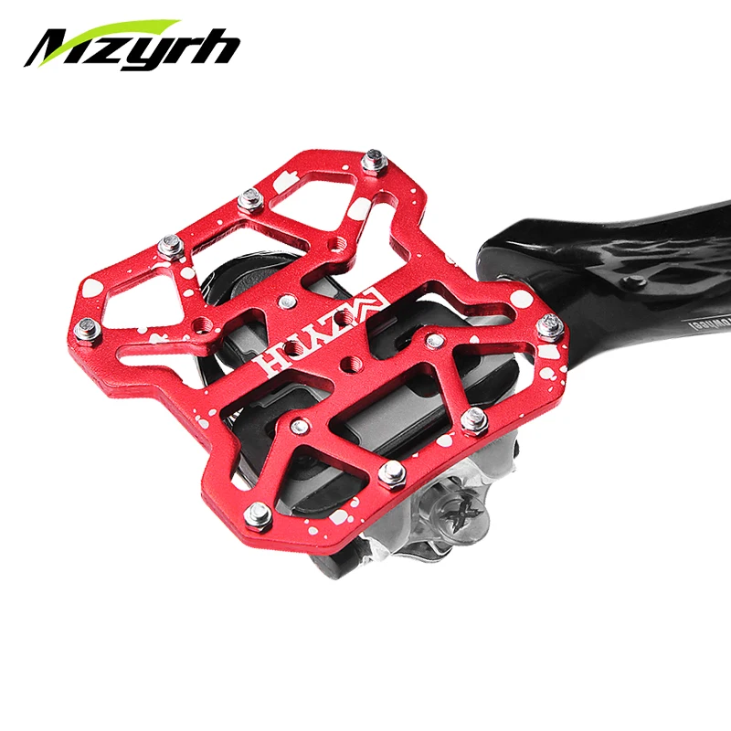 

Lock Pedal Turn Flat Pedal Quick Release Platform Flat Bike Pedal Aluminum Alloy