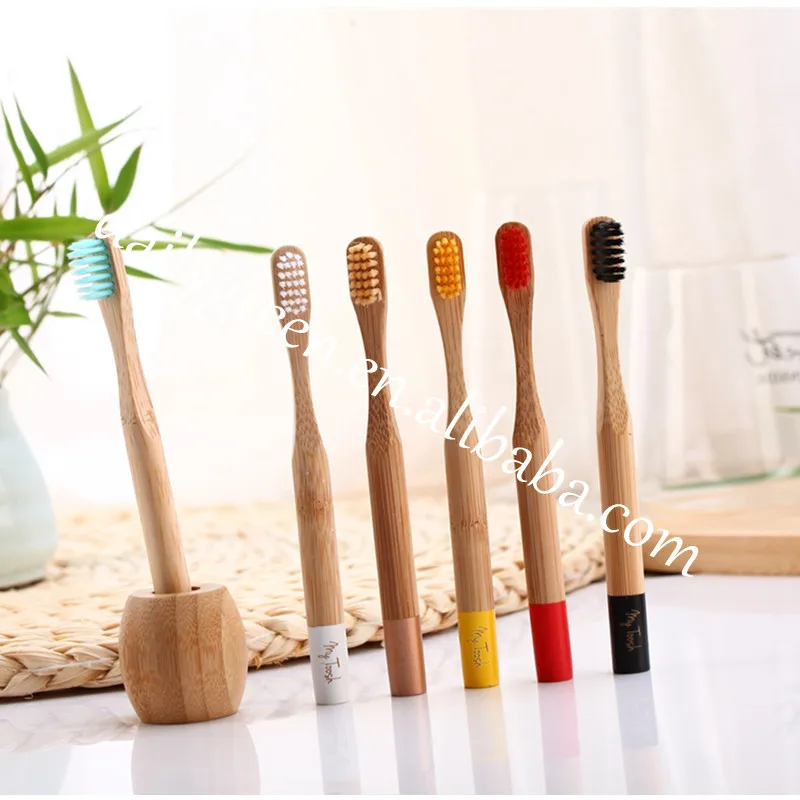 

4 Bamboo Toothbrush Kids Size With Soft Nano Bristles Manufacturer