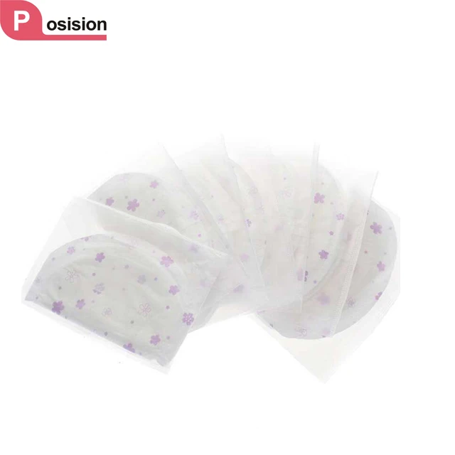 

Hot selling breast pads disposable 3d caring for female breast hygiene, White