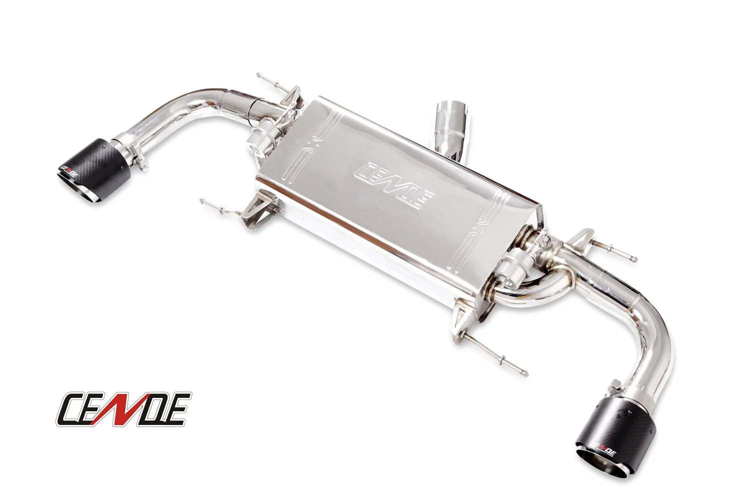 CENDE Car Parts Stainless Steel carbon fiber exhaust pipe for Alfa Romeo Guilia Stelvio