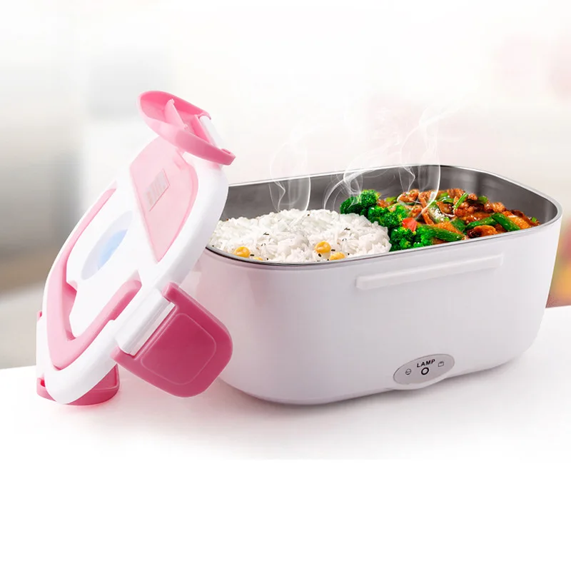 

Hot Sales Portable 12v Car Plug Food Bento Storage Container Warmer Food Container Electric Heater Lunch Box, Pink/orange/blue/red/green