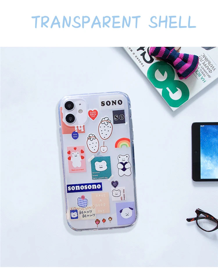 Phone Case Cute Cartoon Custom Case For Iphone 11 Case Buy Ready To Ship Clear Cell Phone Case Anti Knock Shockproof Fashion Design Customized Silicon Cover New Lovely Cartoon Phone Case Hot Sale