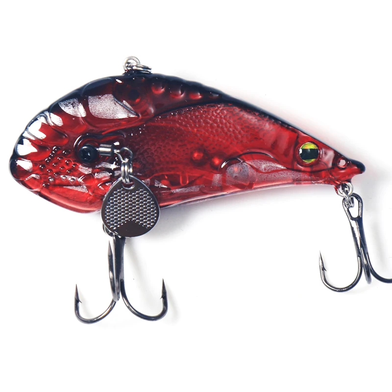 

Crazy Shrimp 7cm 18g VIB Sinking Blade Jig Spoon Artificial Fishing Lure shrimp lure hard fishing lure, Vavious colors