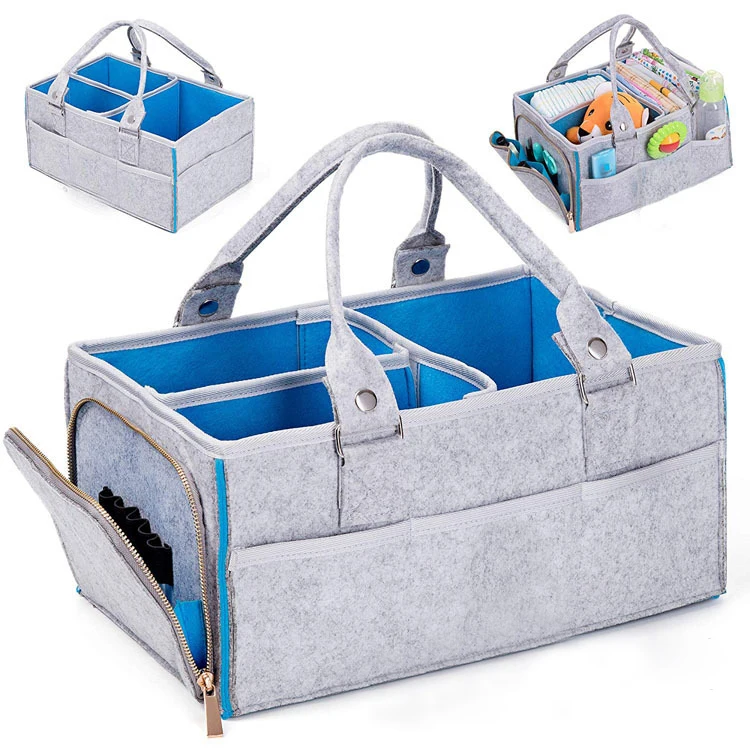 

Twinkle 2021 New Polyester Organizer Portable Caddy Storage Bag Felt Diaper Bags