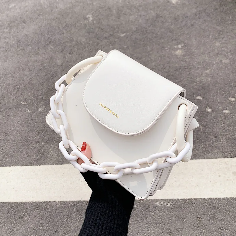 

New Arrivals 2020 Fashion Spring and Summer Mini Square Korean One Shoulder Chain Women Crossbodys Handbags