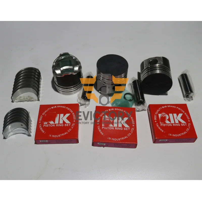 

For Kubota D905E D905B D905 overhaul rebuild kit valves guides piston ring bearing gasket