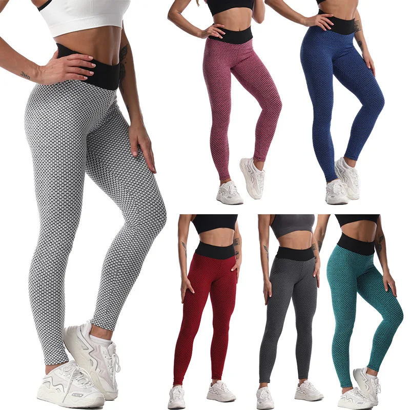 

Mesh design women High Waist butt lifter plus size seamless Fitness sport Yoga Leggings pants for running, 6 colors