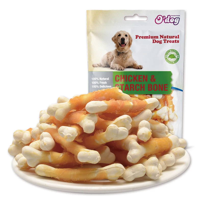 

OEM factory Chicken Meat Pet treats manufacturers wholesale delicious treat snack pet for dog, Red and white