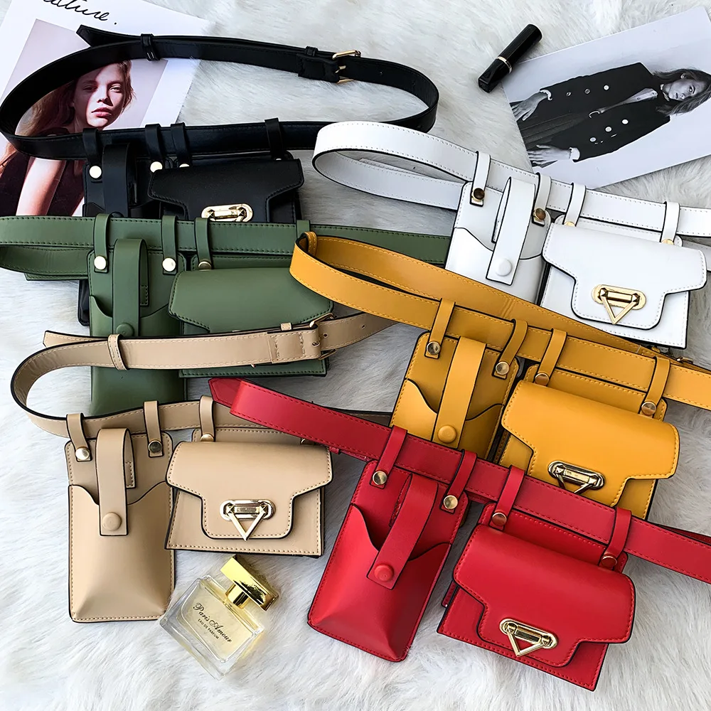 

Chic Fanny Pack Women Pu Leather Waist Belt Bag Girls Crossbody Disco Luxury Handbags Designer Chest Bag Fashion Waist Bag, Customized color