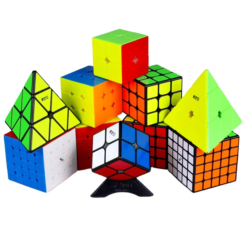 

Qiyi M magnetic magic Cube 2*2 3*3 4*4 5*5 pyramid entry magnetic positioning educational toy manufacturers wholesale