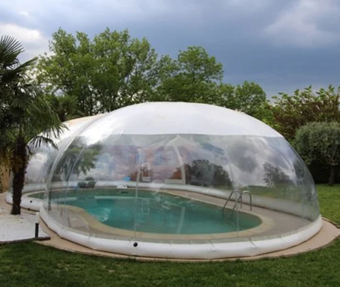 

Customized Pool Cover Transparent Air Inflatable Swimming Pool Dome