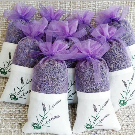 

4003 Xun yi cao Lavender Sachet bag Natural Fragrance air Freshener Dry Flower Sachet, Natural color