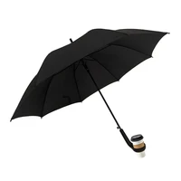 

creative multifunction coffee cup holder personalized straight umbrella with convenient design