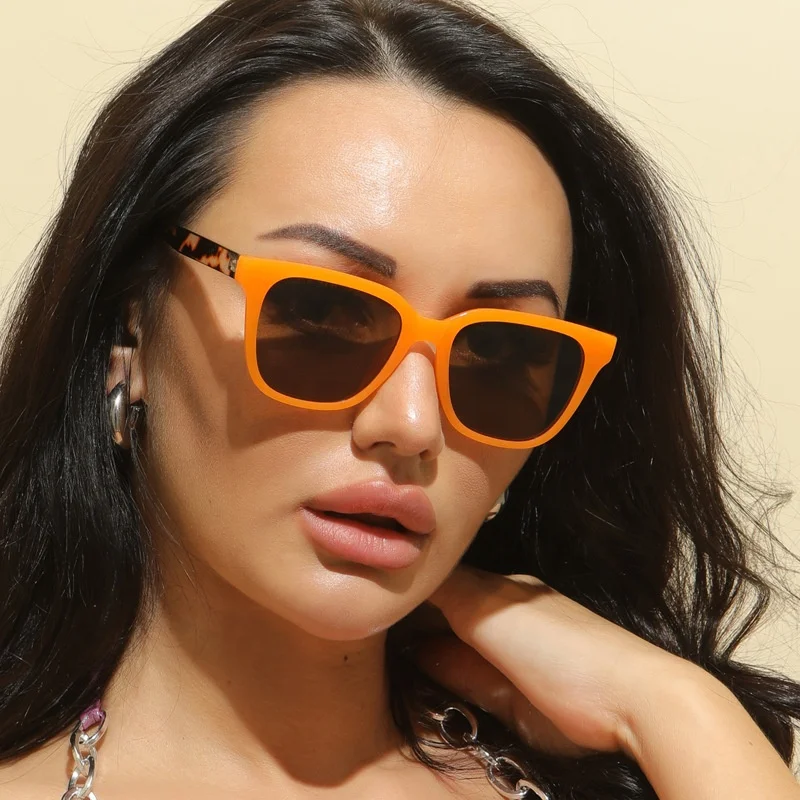 

MOCOO fashion square shades sunglasses 2021 trendy sunglasses women small frame candy color eyewear men, As you see