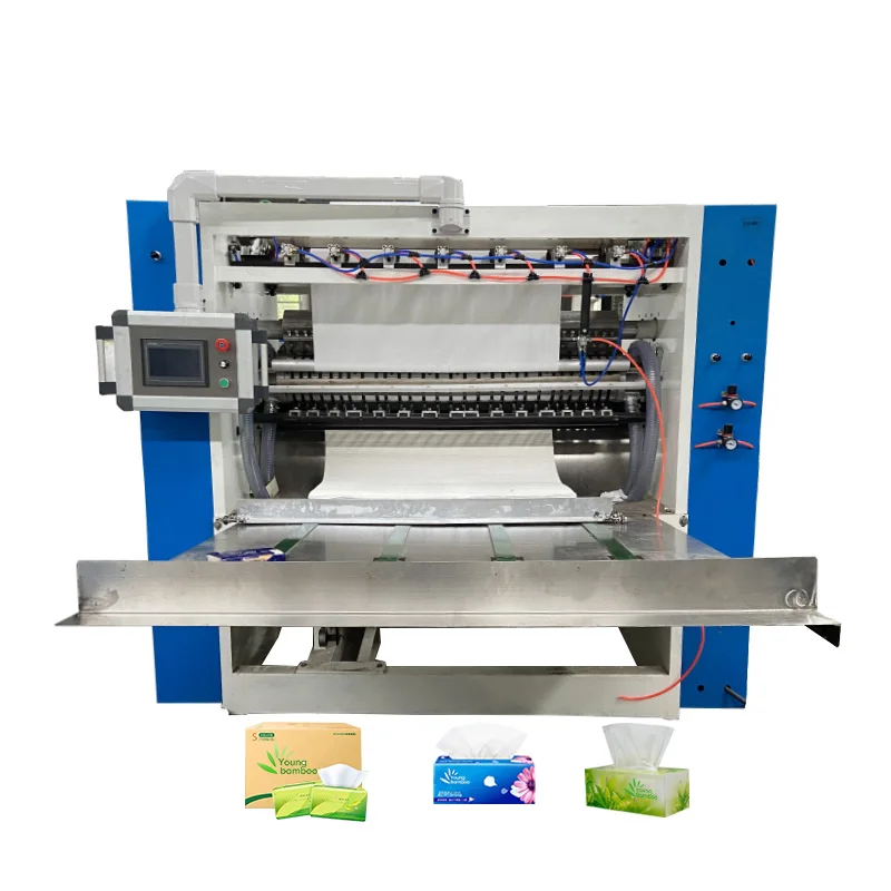 

Automatic facial paper making machine full automatic facial tissue folding machine production line