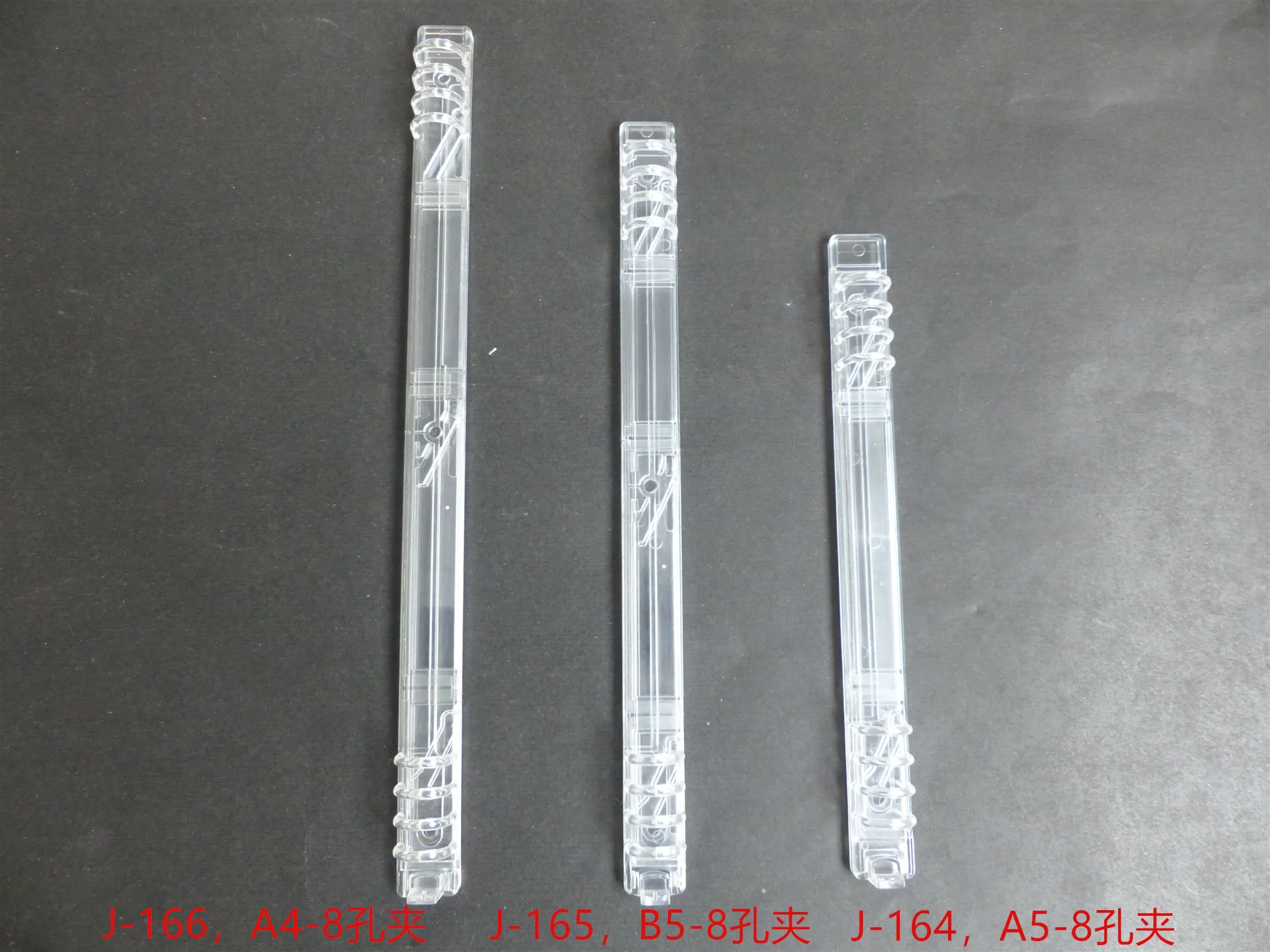 
Custom Different Size of 30 Hole Plastic Spiral Ring Binder Mechanism Clip For Organizer Planner Notebook 