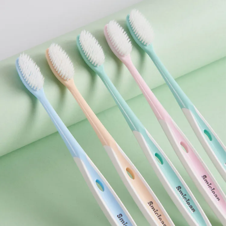 

ultra soft dental teeth whitening cotton toothbrush own design, Customized color