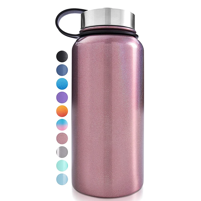 

Wide Mouth Potable BPA Free Leak Proof Vacuum Double Wall Thermos Metal Stainless Steel Water Bottle