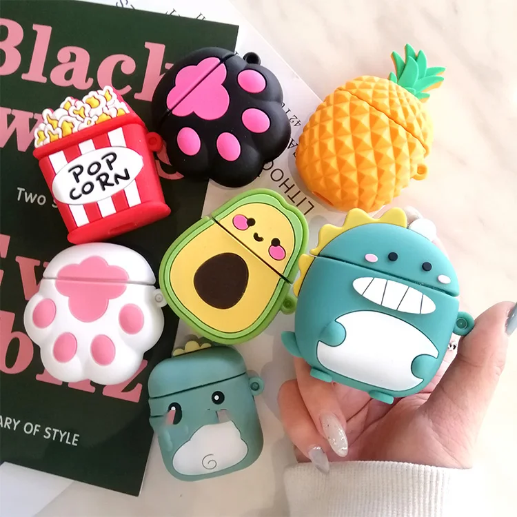 

Lianmi Carton cute For Airpods Case For Airpods Carton Silicone Case For Airpods Case, Multi colors/as the picture shows