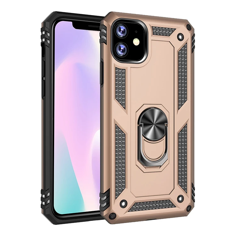 Funda de teléfono móvil con cubierta de soporte para iPhone 11 pro Max 2019 6,1 "5,8" 6,5 "Accesorios