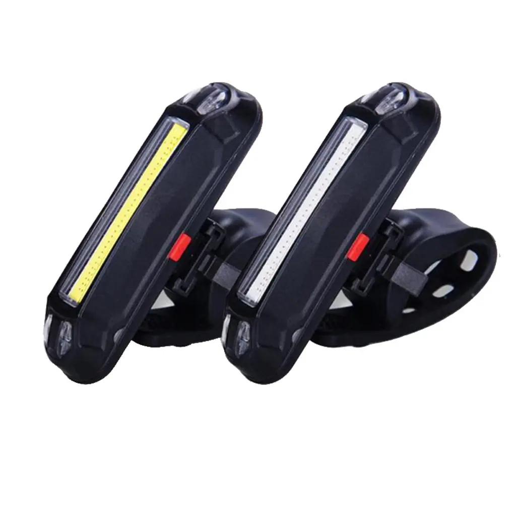 

LED Bike Tail Lamp Multi Mode Bicycle Cycling Warning Light Waterproof USB Rechargeable Automatic Shut-Down Front Rear Light