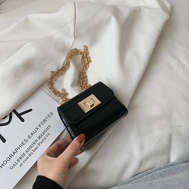 

Luxury fashion shiny pu leather purse bags stone pattern shoulder crossbody solid color woman's hand bag, 4 colors