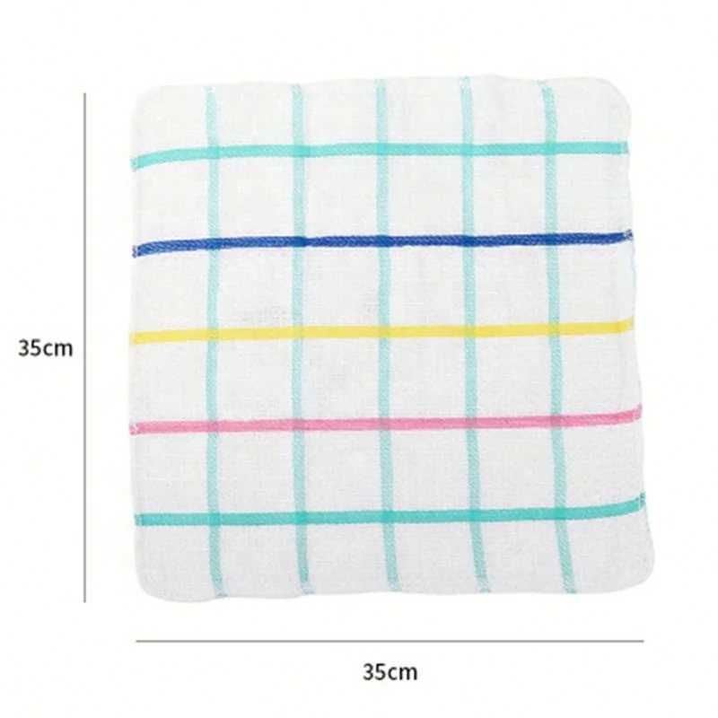 

Household Colorful Cotton Kitchen Dish Cloth Towel