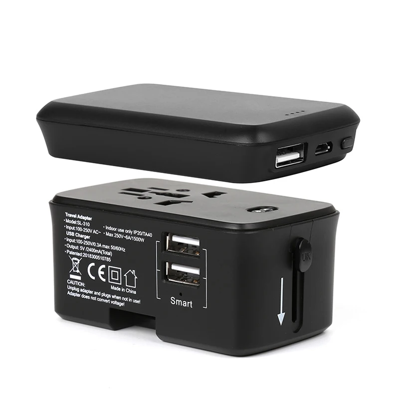

Otravel New Arrival Universal Travel Adapter with Powerbank 5000mAh Capacity for Mobile Phones and Tablets Accessory