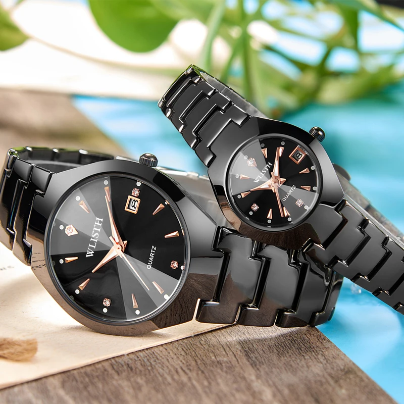 

Hot Sale quartz Watches Waterproof Fashion Couple Watch women stainless Watch Wholesale Custom Brand, 10 colors
