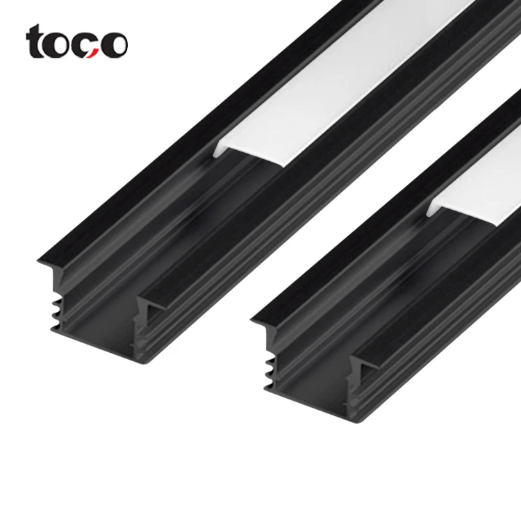 

TOCO Customized Length Led Aluminum Profile 90 Degree Corner Round Aluminium Light Strip Lamp Housing