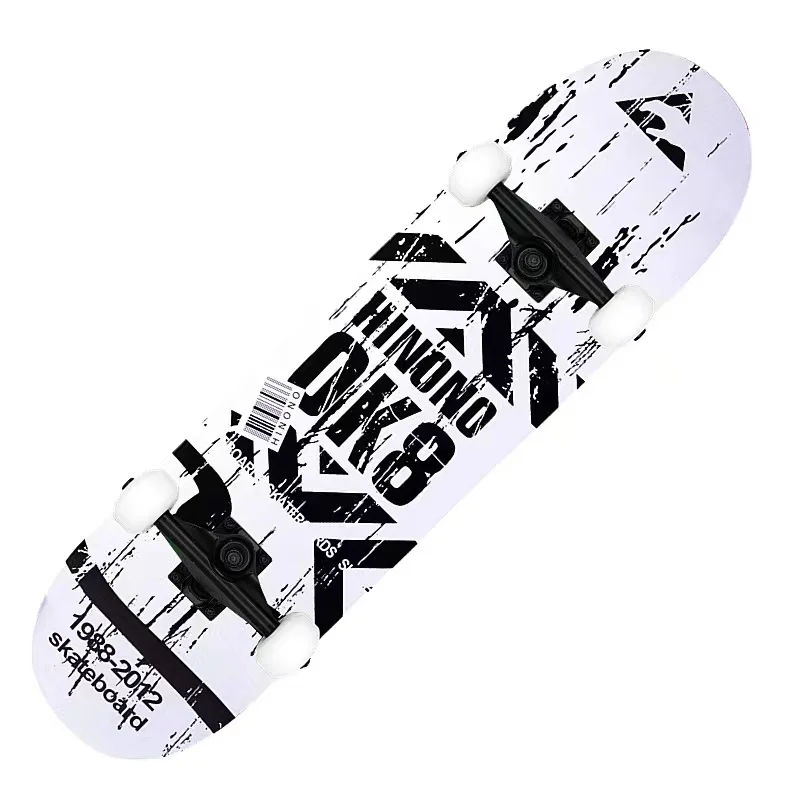 

Wholesale Low Noise Carbon Steel Bearings Heat Transfer Printing Skateboard Decks Display Prices Skateboard, Customized color