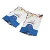 Custom Logo Aluminum Foil Packaging Printed Plastic Poly Bag Three Sides Heat Sealed Ziplock Bag Mylar Bag with Zip Lock