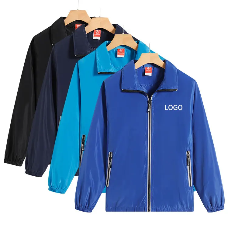 Factory Price Stand Collar Jackets Men's Jacket Zipper Stand Collar Plus Size Sweater Casual Sport Jackets