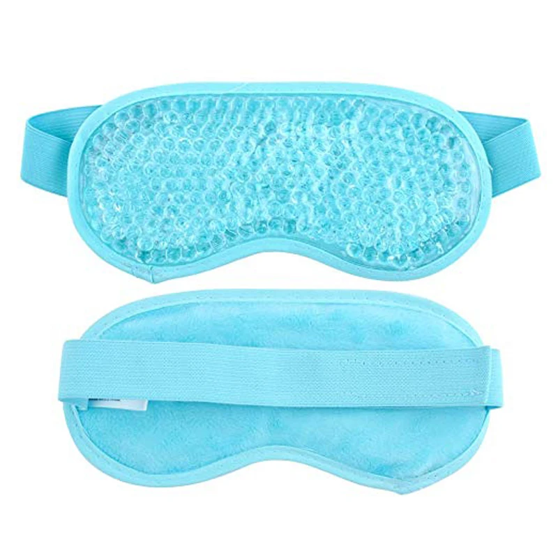 

Sleep beauty face beads Eye Cold Mask head pain compressed soothing cool gel eye mask, Customized color