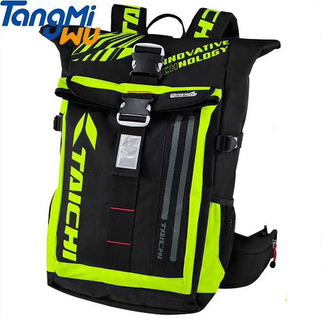 

TMW Sport backpack waterproof bag large capacity buckle backpack led light zipper corset travel backpack outdoor riding bags